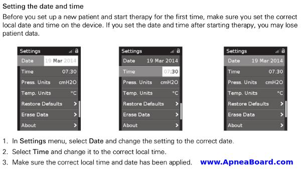 ResMed AirSense 10 & AirCurve 10 Setup