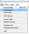 Sleepyhead File menu.png